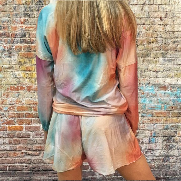 Tie Dye Pajama Set - Picture 2 of 4